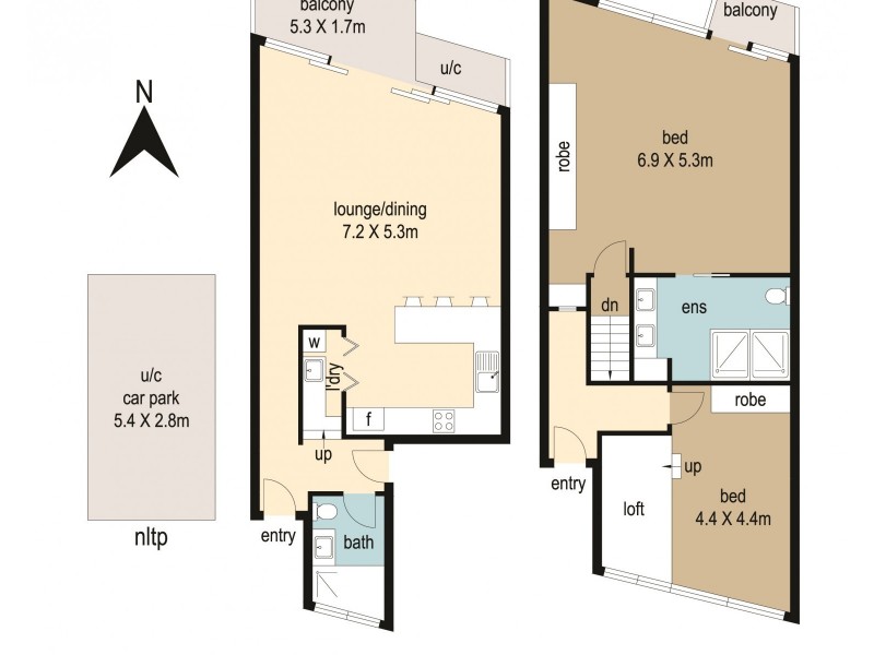 3/2 Pandanus Street, Noosa Heads QLD 4567 Floorplan