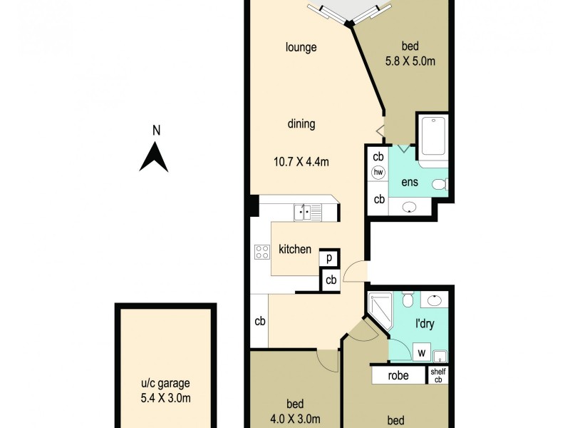 5/303 Gympie Terrace, Noosaville QLD 4566 Floorplan
