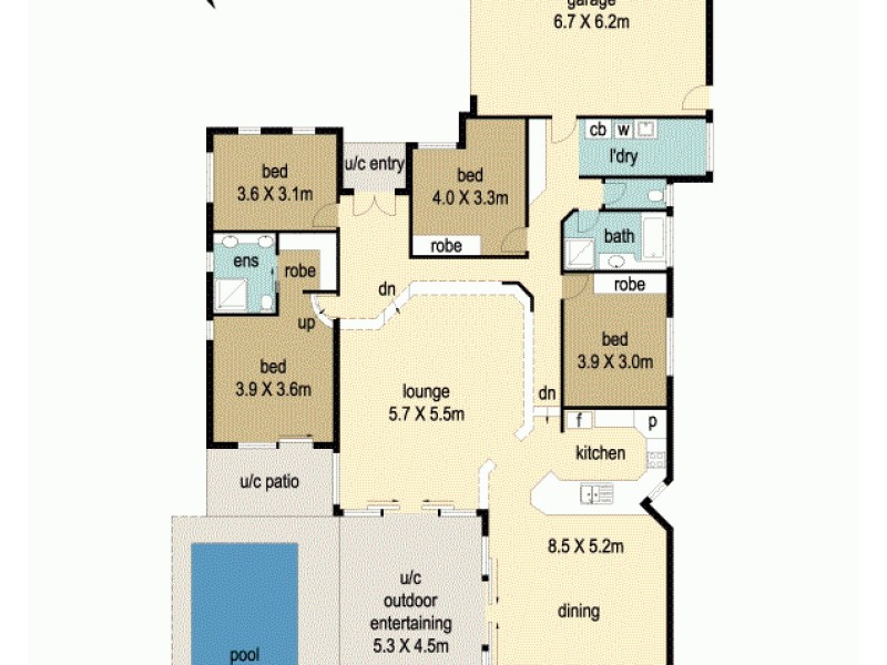 21 Driftwood Drive, Castaways Beach QLD 4567 Floorplan