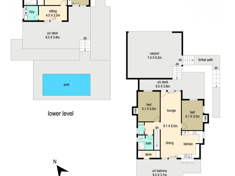 22 Nairana Rest, Noosa Heads QLD 4567 Floorplan