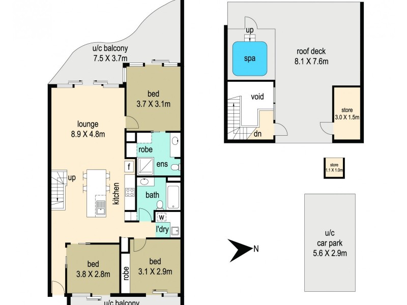 17/26 Noosa Drive, Noosa Heads QLD 4567 Floorplan