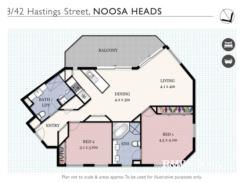8/42 Hastings Street, Noosa Heads QLD 4567 Floorplan