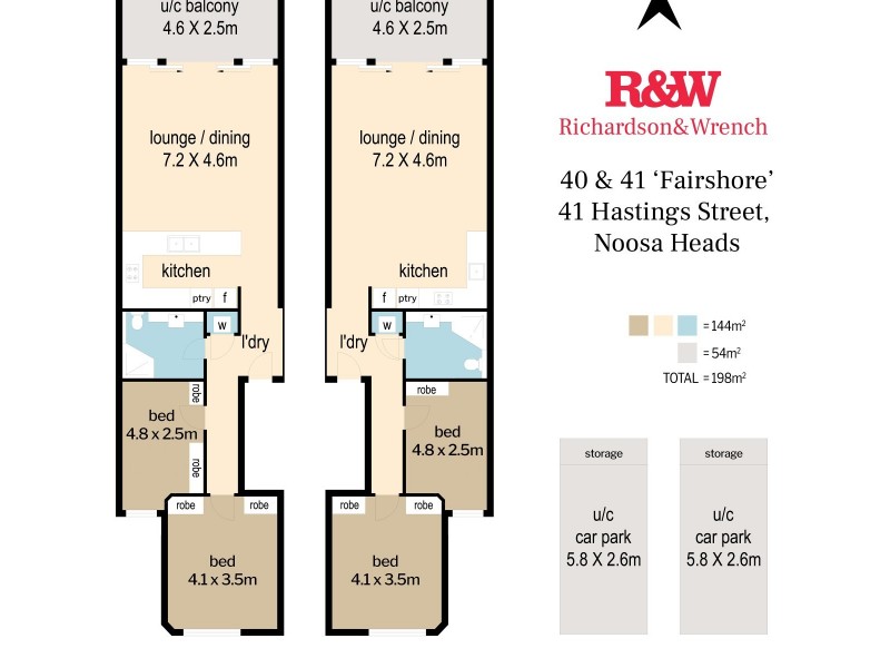 40 & 41/41 Hastings Street, Noosa Heads QLD 4567 Floorplan
