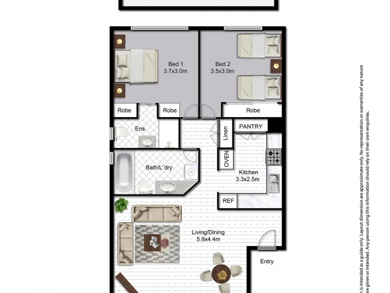 30/86-88 Noosa Parade, Noosa Heads QLD 4567 Floorplan