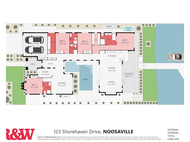 123 Shorehaven Drive, Noosa Waters QLD 4566 Floorplan