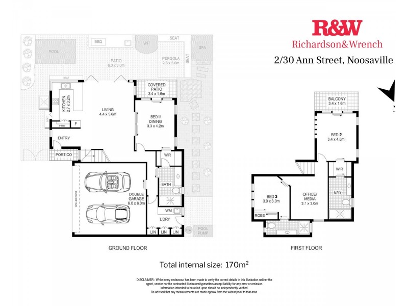 2/30 Ann Street, Noosaville QLD 4566 Floorplan