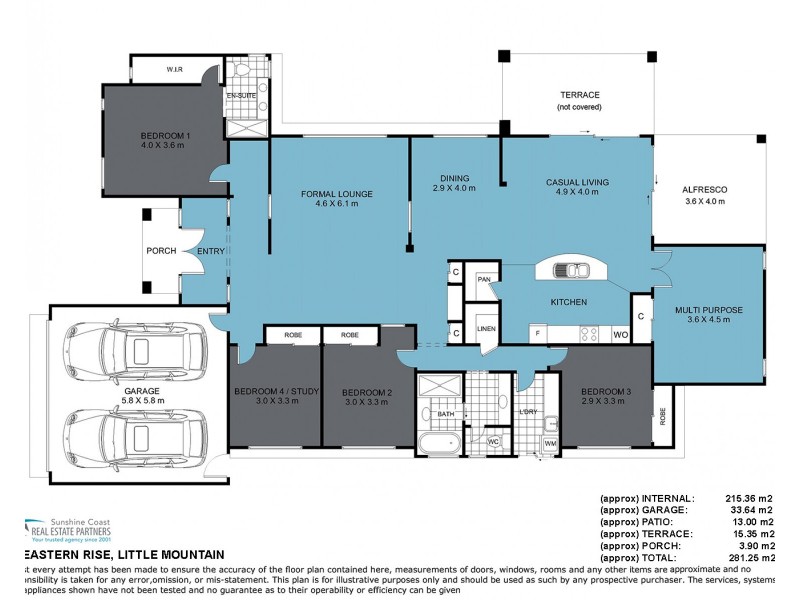 12 Eastern Rise, Little Mountain QLD 4551 Floorplan