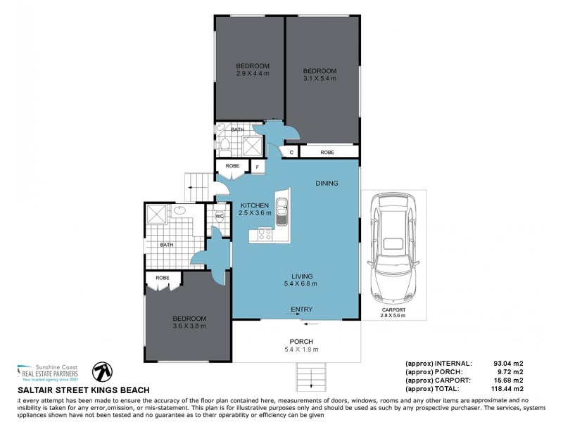 21 Saltair Street, Kings Beach QLD 4551 Floorplan