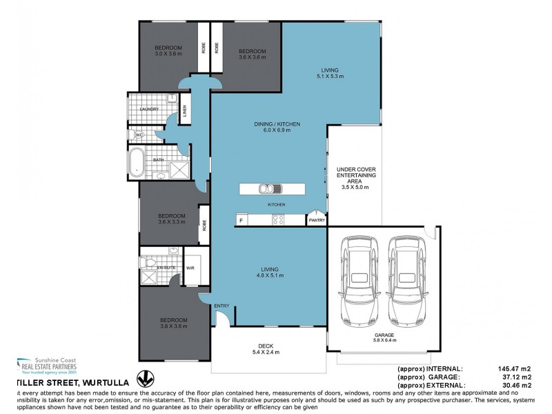 14 Tiller Street, Wurtulla QLD 4575 Floorplan