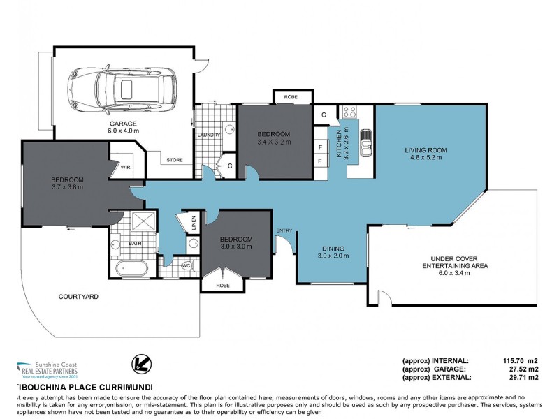 4  Tibouchina Place, Currimundi QLD 4551 Floorplan
