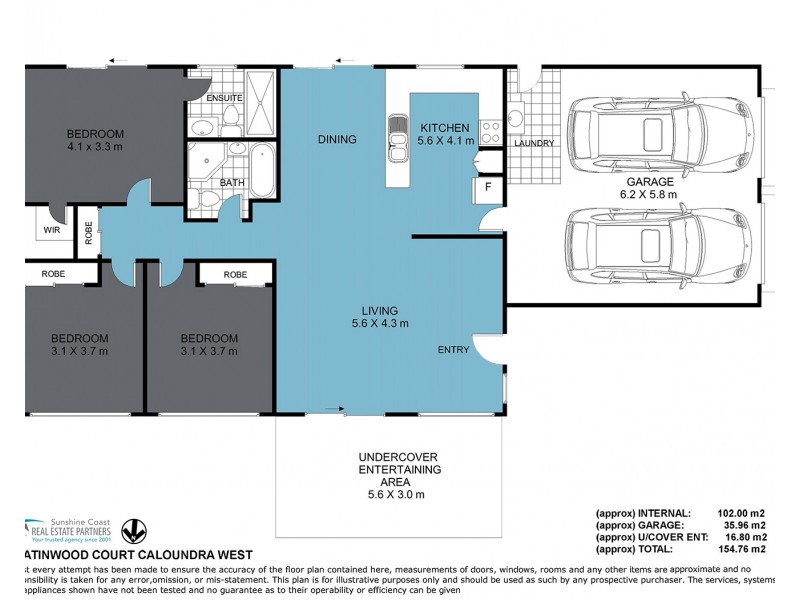 5  Satinwood Court, Caloundra West QLD 4551 Floorplan
