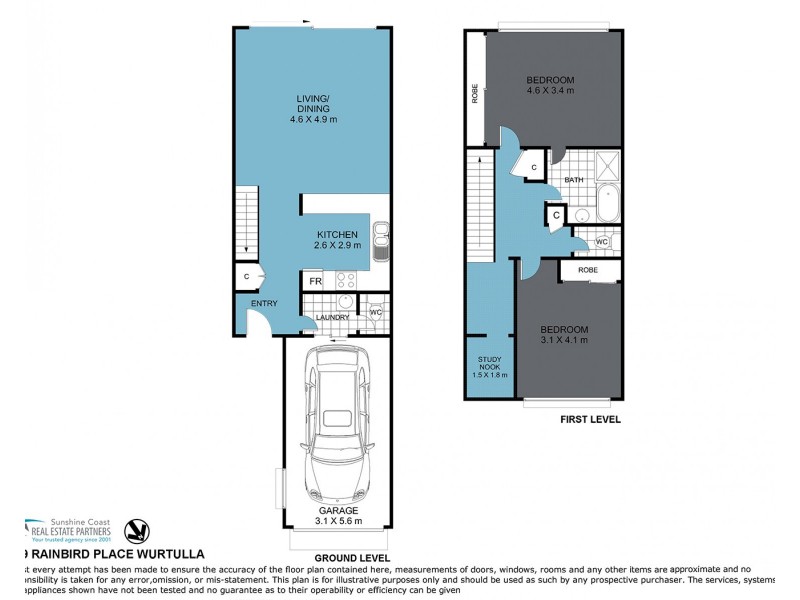 10/9 Rainbird Place, Wurtulla QLD 4575 Floorplan