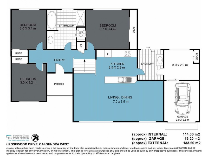2/12 Rosewood Drive, Caloundra West QLD 4551