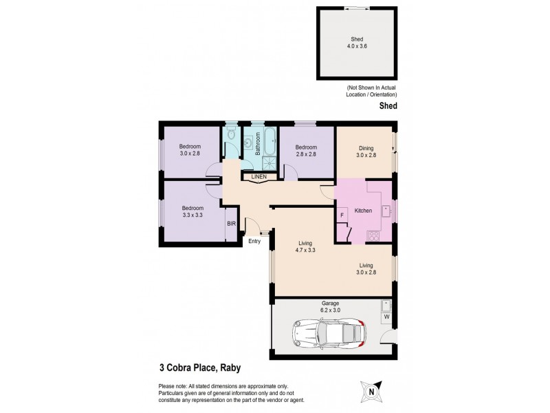 3 Cobra Place, Raby NSW 2566 Floorplan