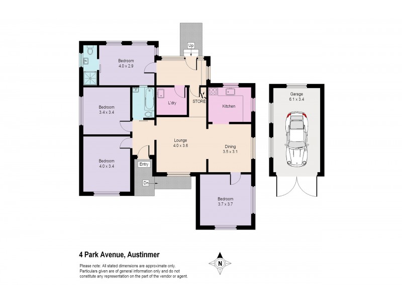 4 Park Avenue, Austinmer NSW 2515 Floorplan