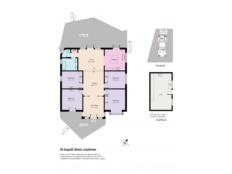 59 Asquith Street, Austinmer NSW 2515 Floorplan