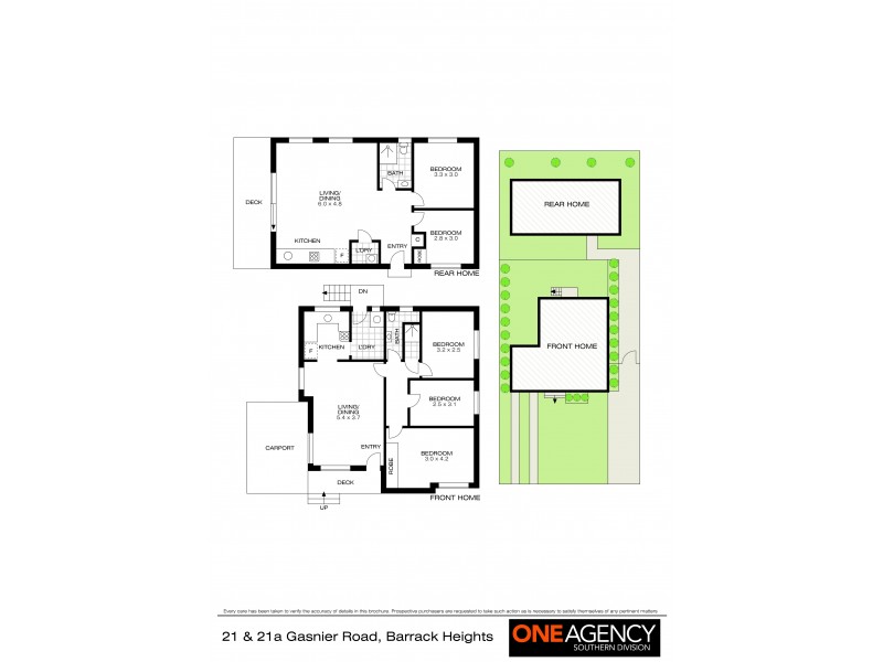 21 & 21a Gasnier Road, Barrack Heights NSW 2528 Floorplan