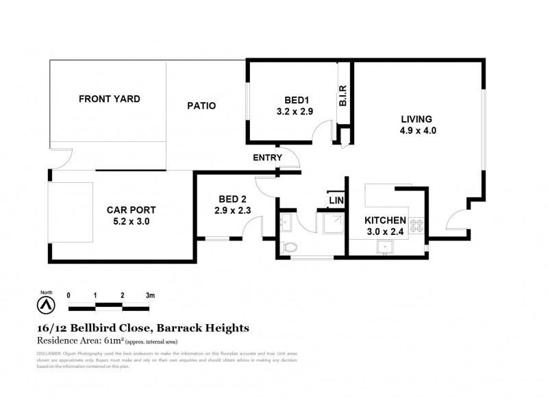 16/12 Bellbird Close, Barrack Heights NSW 2528 Floorplan