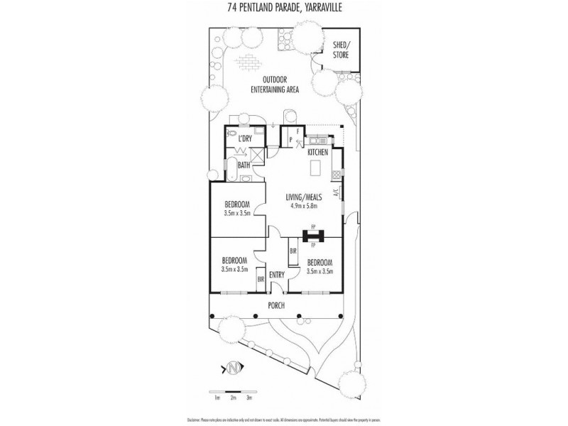 74 Pentland Parade, Yarraville VIC 3013 Floorplan