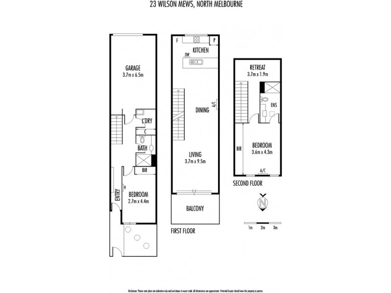 23 Wilson Mews, North Melbourne VIC 3051 Floorplan