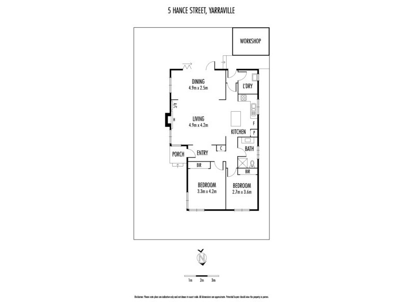 5 Hance Street, Yarraville VIC 3013 Floorplan