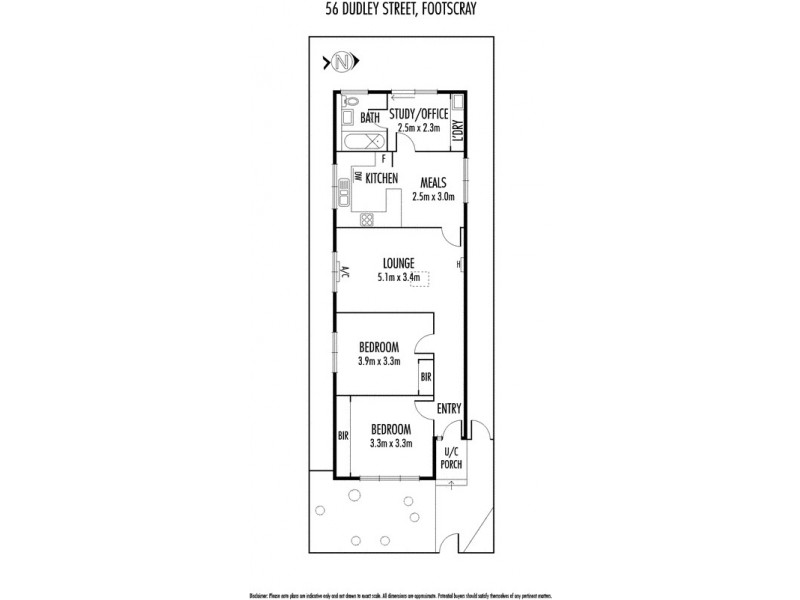 56 Dudley Street, Footscray VIC 3011 Floorplan