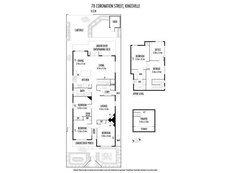 78 Coronation Street, Kingsville VIC 3012 Floorplan