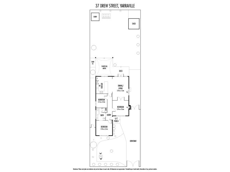 37 Drew Street, Yarraville VIC 3013 Floorplan