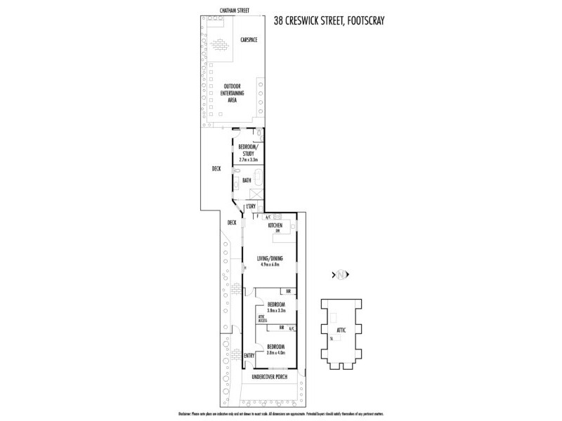 38 Creswick Street, Footscray VIC 3011 Floorplan