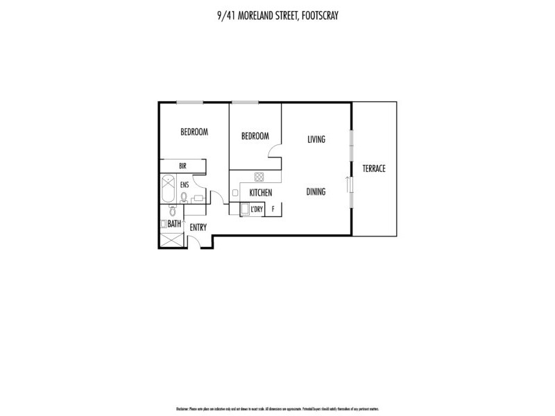 9/41 Moreland Street, Footscray VIC 3011 Floorplan