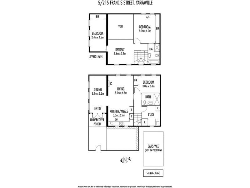5/215 Francis Street, Yarraville VIC 3013 Floorplan