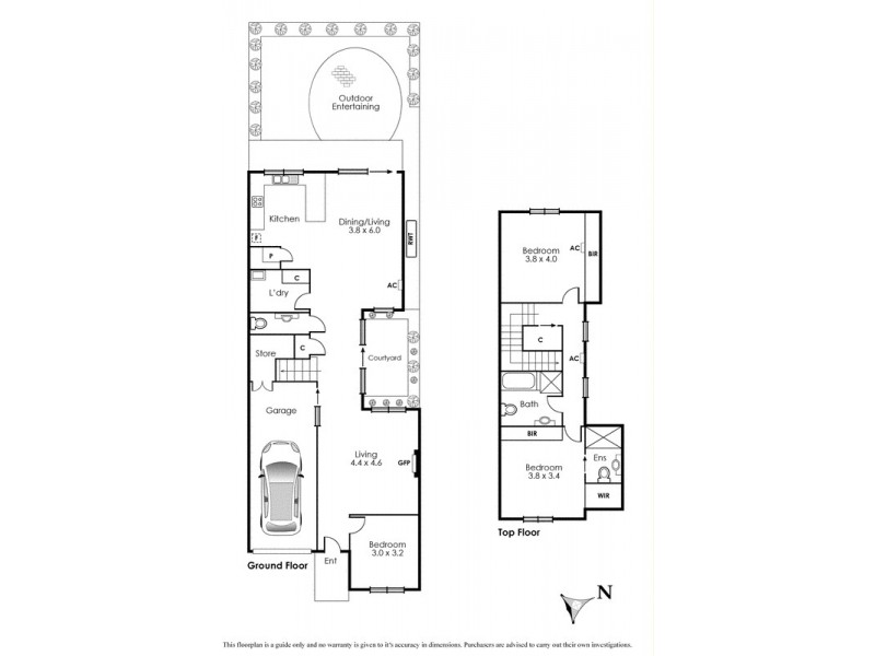 2/14 Forrest Street, Yarraville VIC 3013 Floorplan