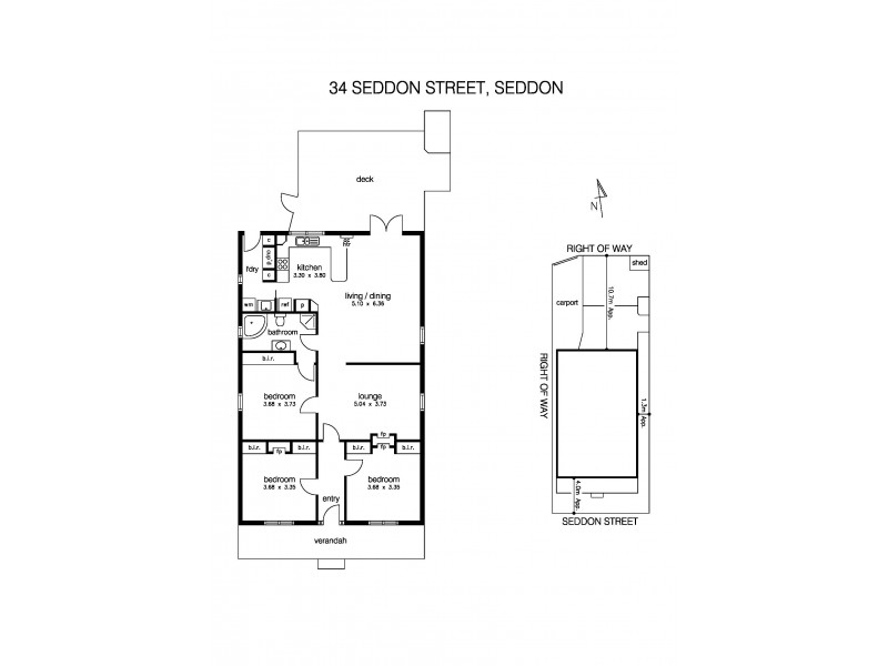 34 Seddon Street, Seddon VIC 3011 Floorplan