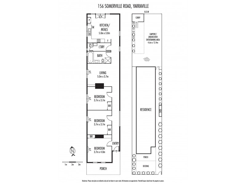 156 Somerville Road, Yarraville VIC 3013 Floorplan