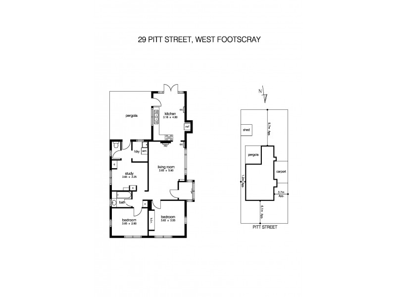 29 Pitt Street, West Footscray VIC 3012 Floorplan