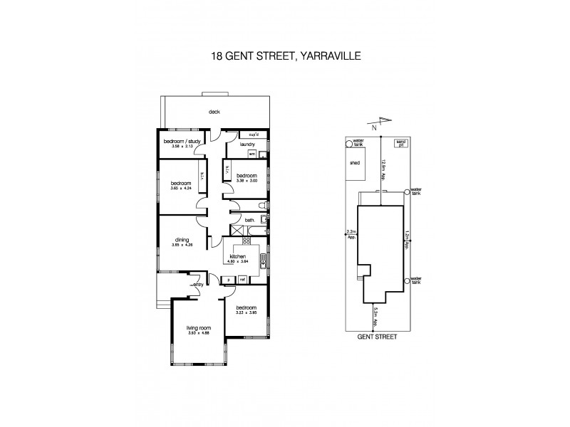 18 Gent Street, Yarraville VIC 3013 Floorplan