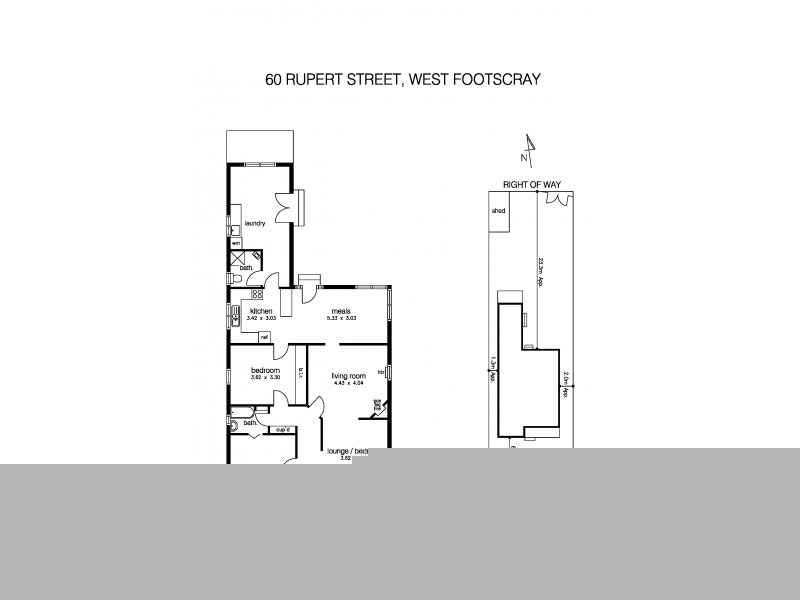 60 Rupert Street, West Footscray VIC 3012 Floorplan