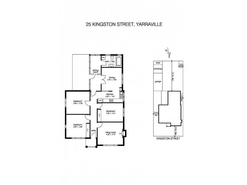 25 Kingston Street, Yarraville VIC 3013 Floorplan