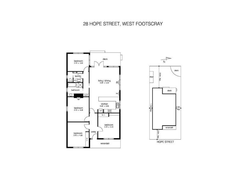 28 Hope Street, West Footscray VIC 3012 Floorplan