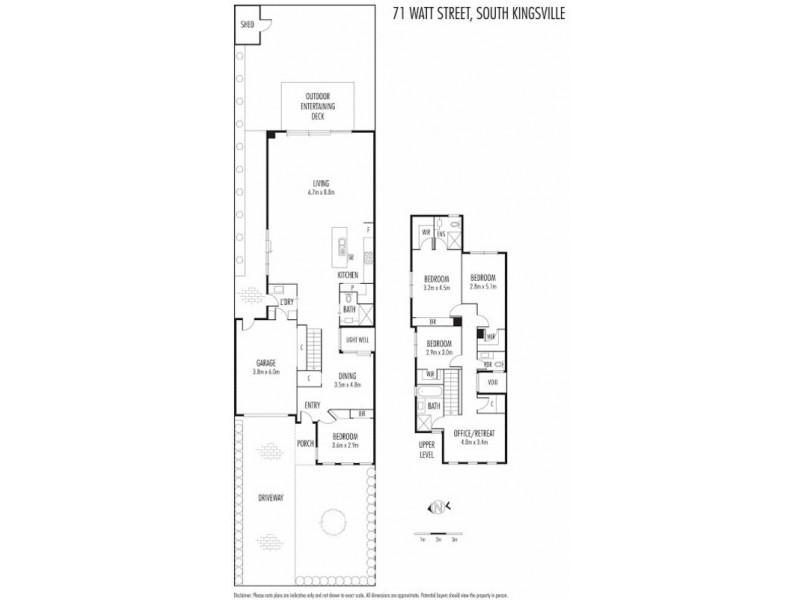 71 Watt Street, South Kingsville VIC 3015 Floorplan