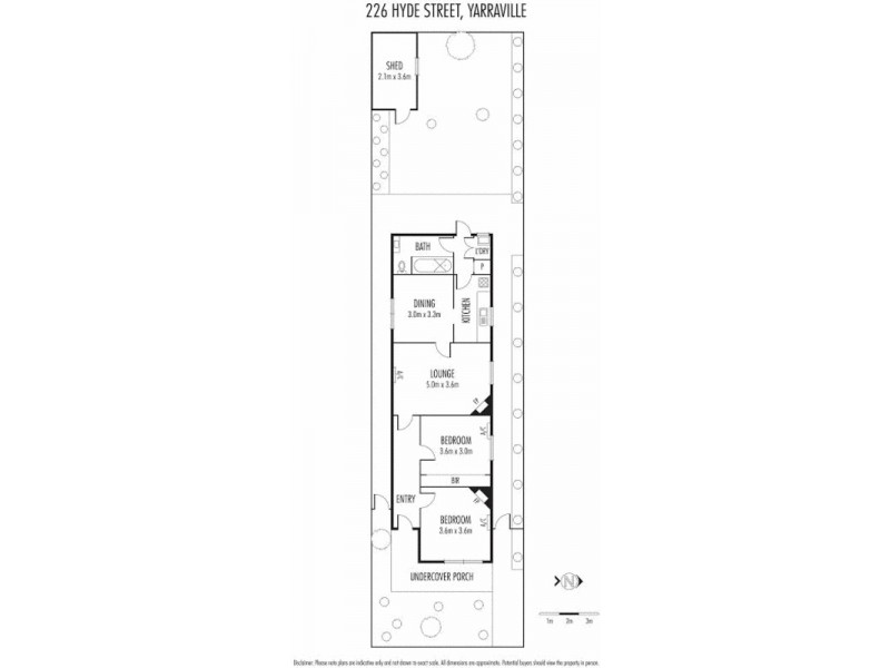 226 Hyde Street, Yarraville VIC 3013 Floorplan