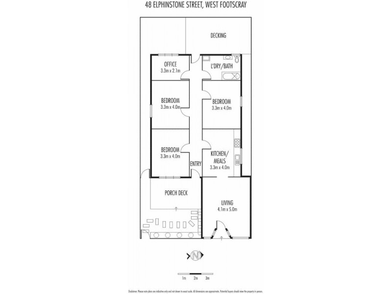 48 Elphinstone Street, West Footscray VIC 3012 Floorplan