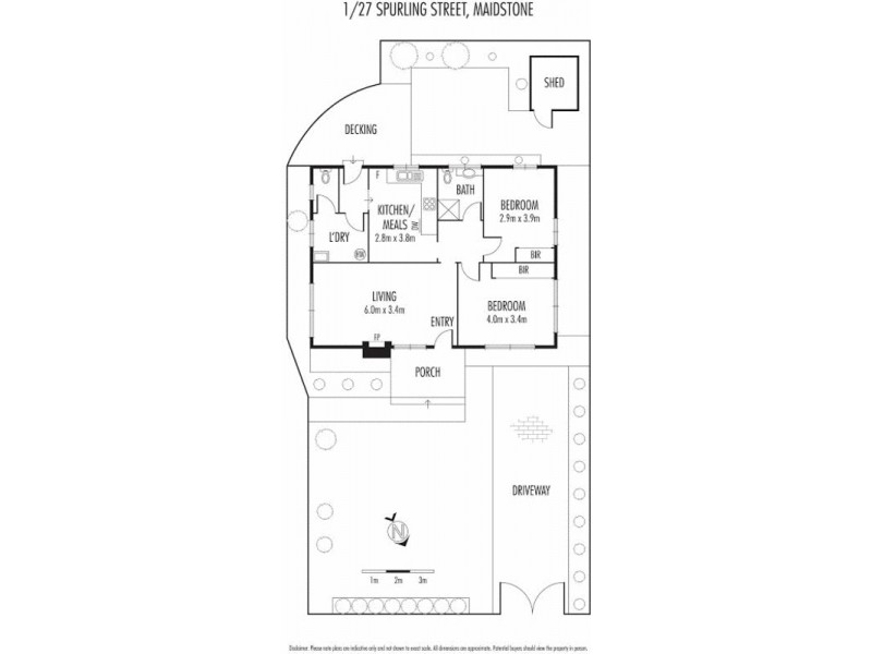 1/27 Spurling Street, Maidstone VIC 3012 Floorplan
