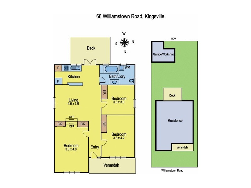 68 Williamstown Road, Kingsville VIC 3012 Floorplan