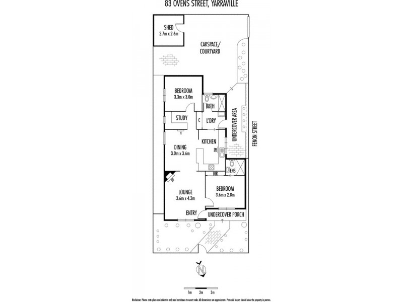 83 Ovens Street, Yarraville VIC 3013 Floorplan