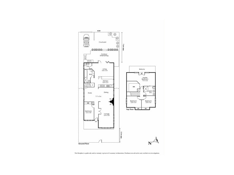 137 Coronation Street, Kingsville VIC 3012 Floorplan