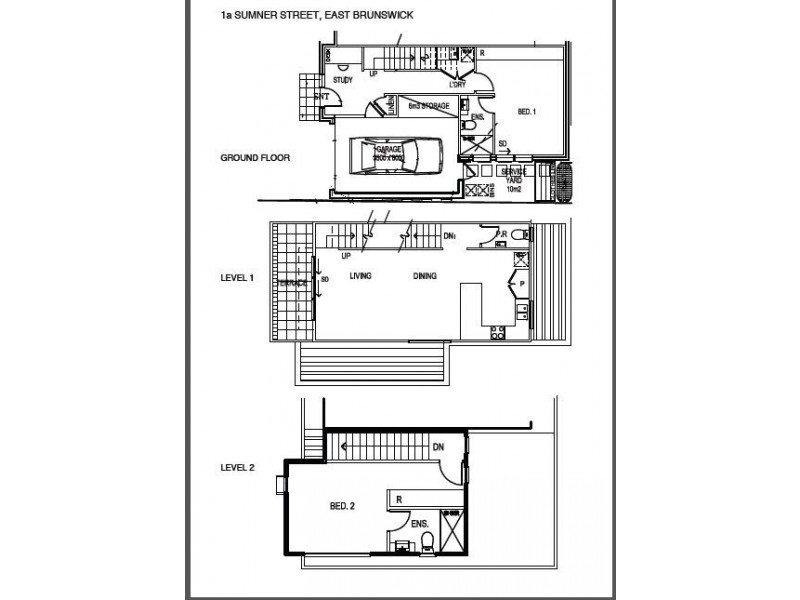 1a Sumner Street, Brunswick East VIC 3057 Floorplan