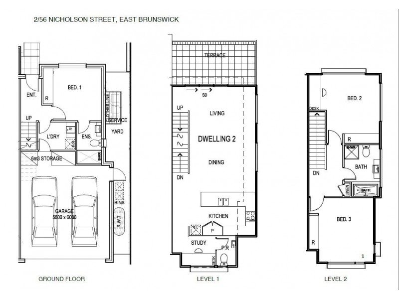2/56 Nicholson Street, Brunswick East VIC 3057 Floorplan