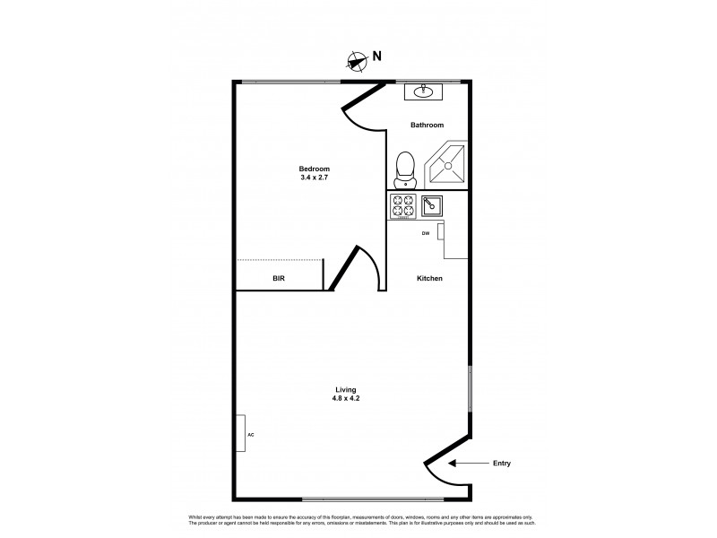 13/25 Gladstone Street, Moonee Ponds VIC 3039 Floorplan