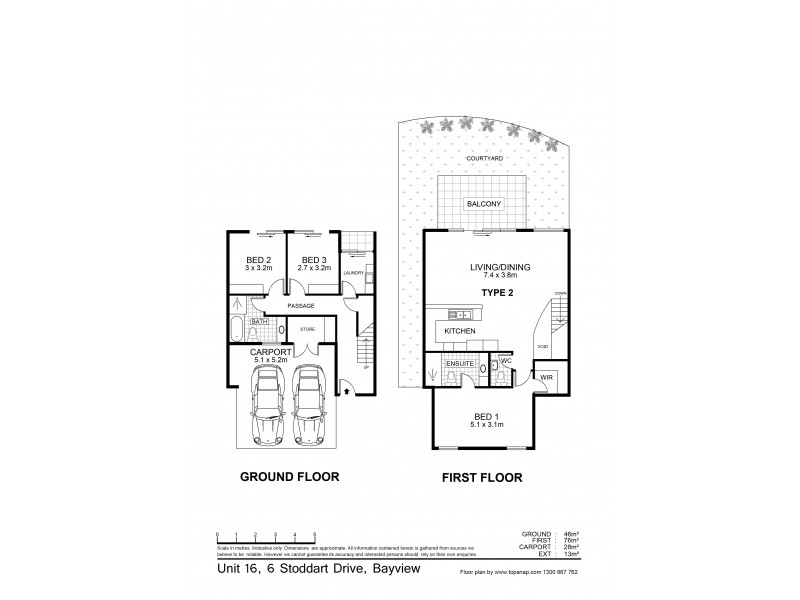16/6 Stoddart Drive, Bayview NT 0820 Floorplan